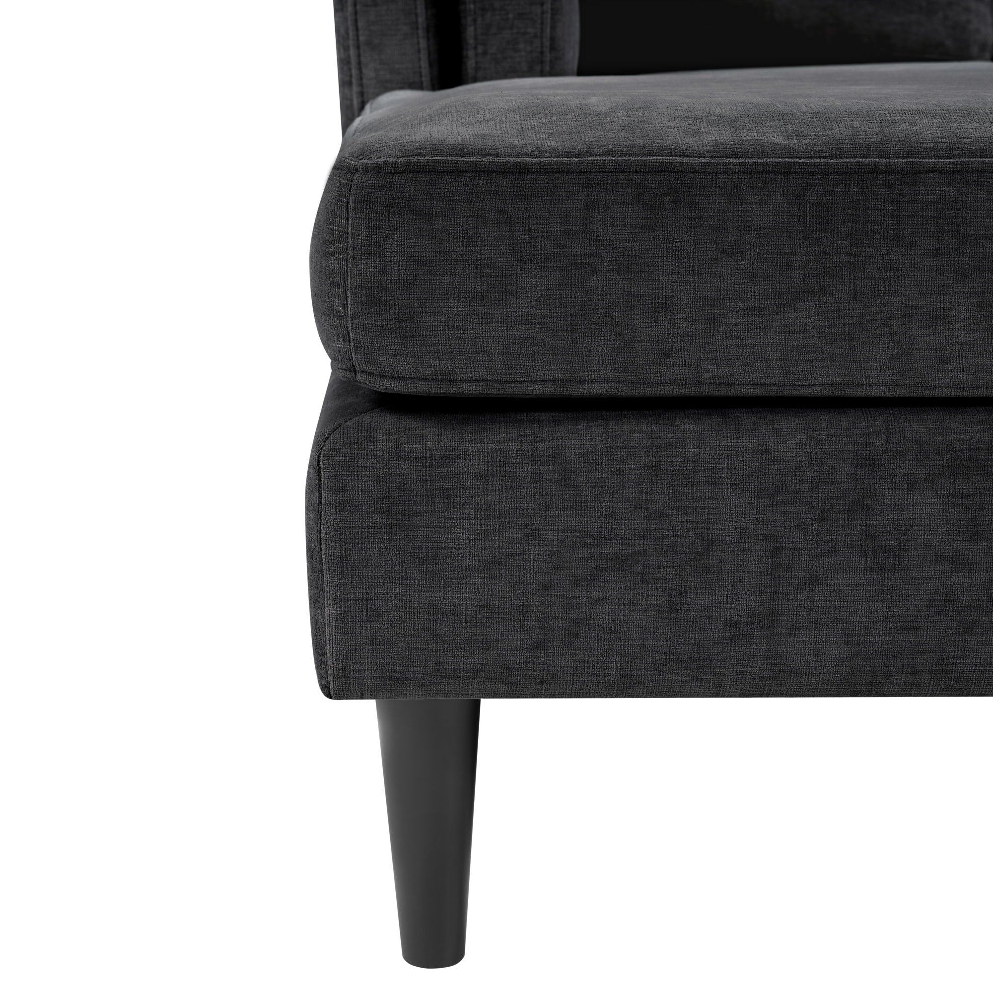 Chaise Lounge Sofa Bed With Dual Layer Armrests For Living Room