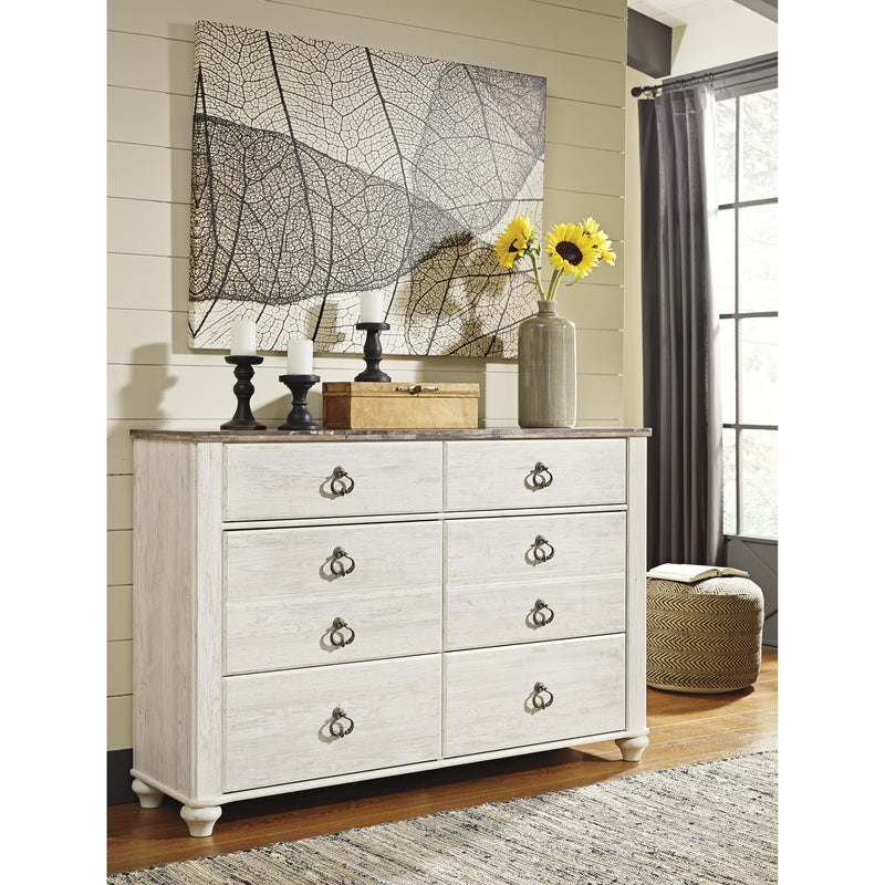 Signature Design by Ashley Willowton 6-Drawer Dresser B267-31 IMAGE 5