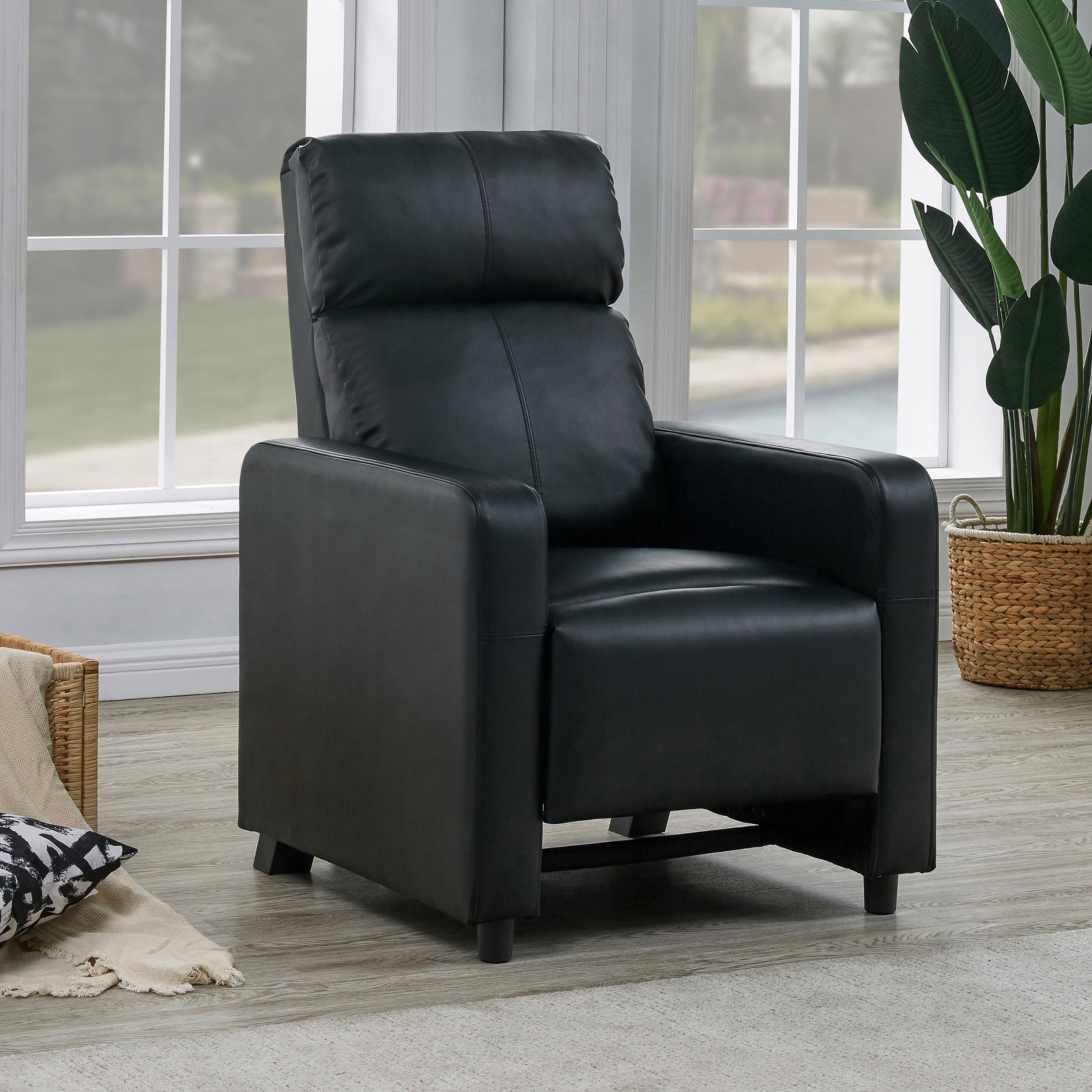 Diamond Modern Furniture COA Leather Match 1-Seat Home Theatre Seating 600181 IMAGE 10