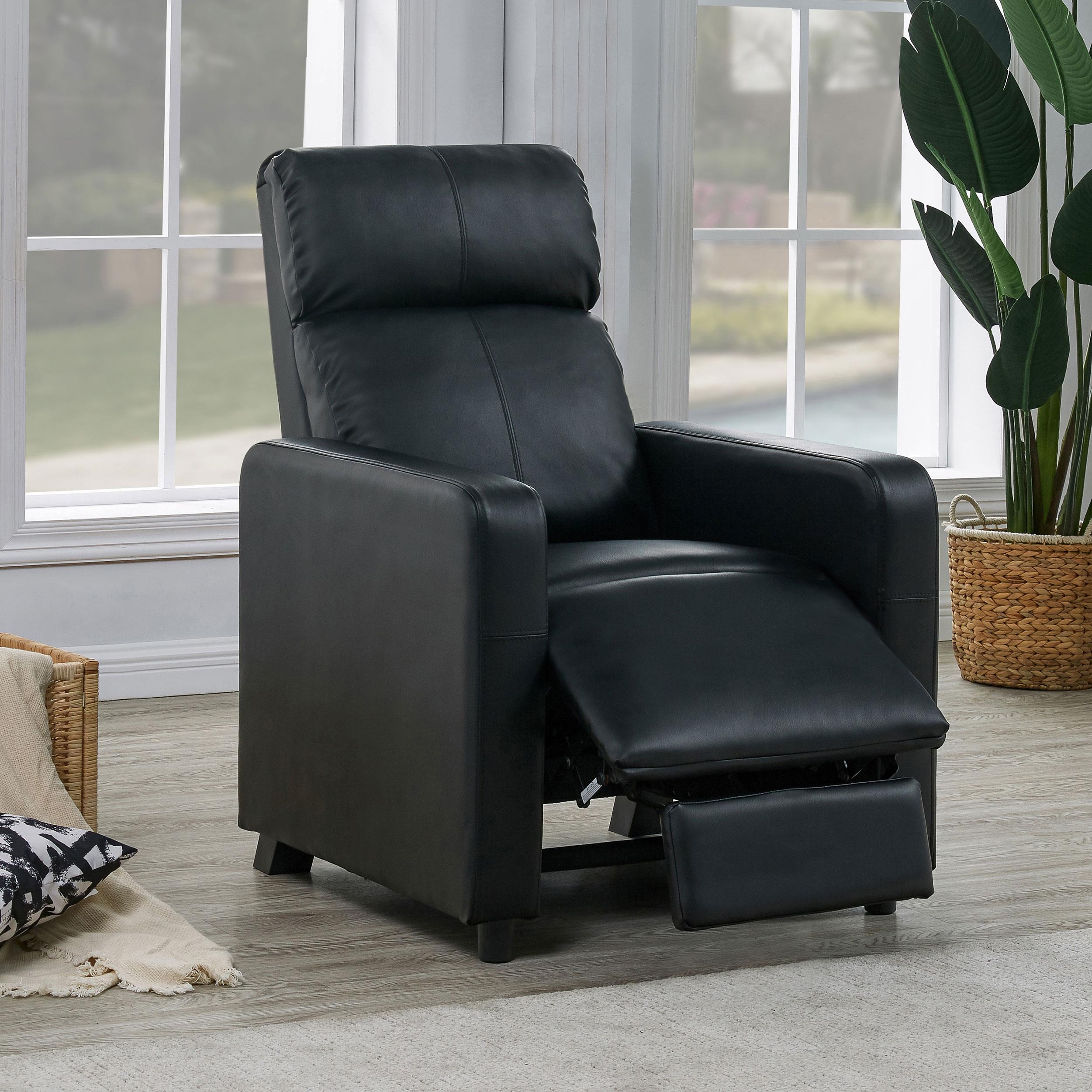 Diamond Modern Furniture COA Leather Match 1-Seat Home Theatre Seating 600181 IMAGE 11
