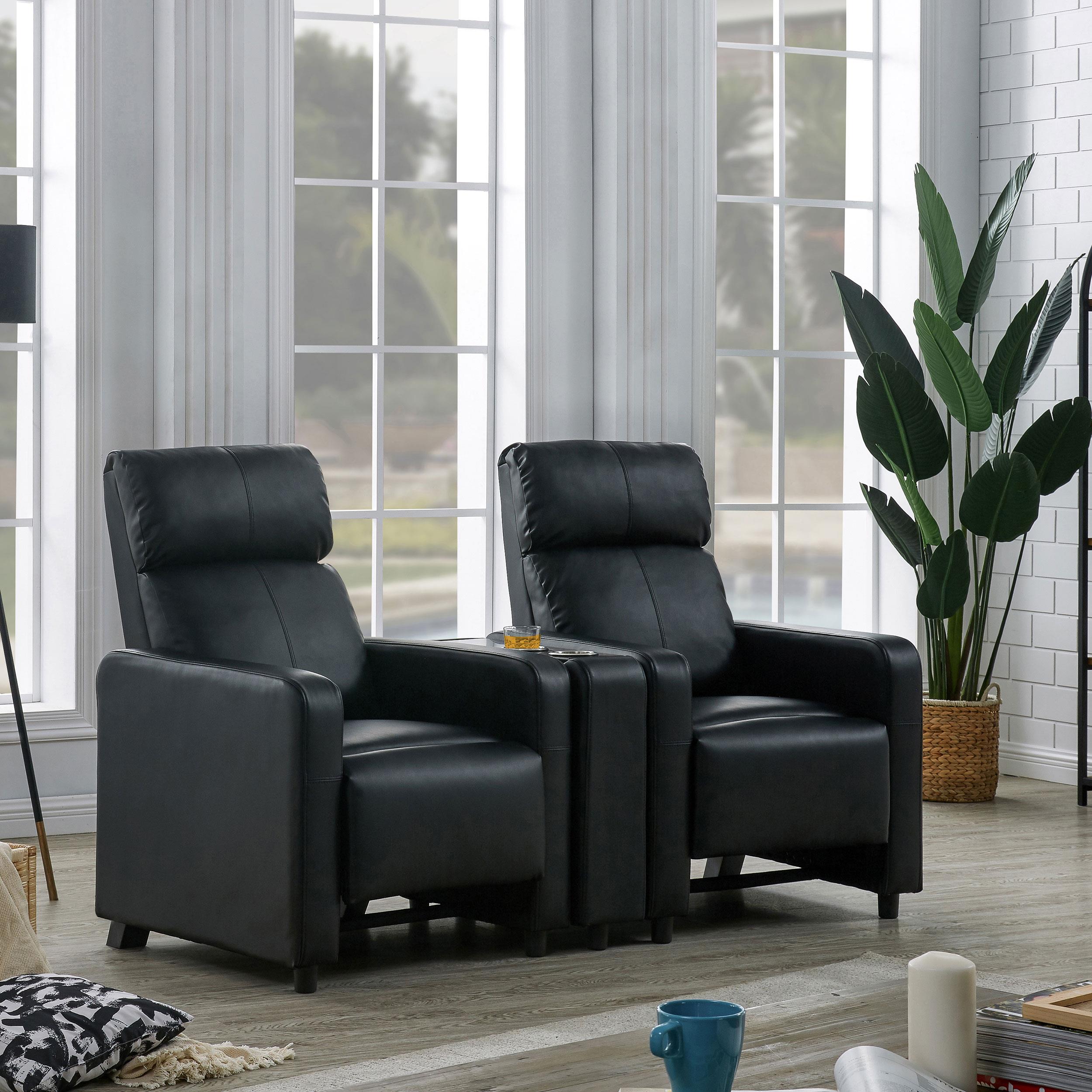 Diamond Modern Furniture COA Leather Match 1-Seat Home Theatre Seating 600181 IMAGE 12