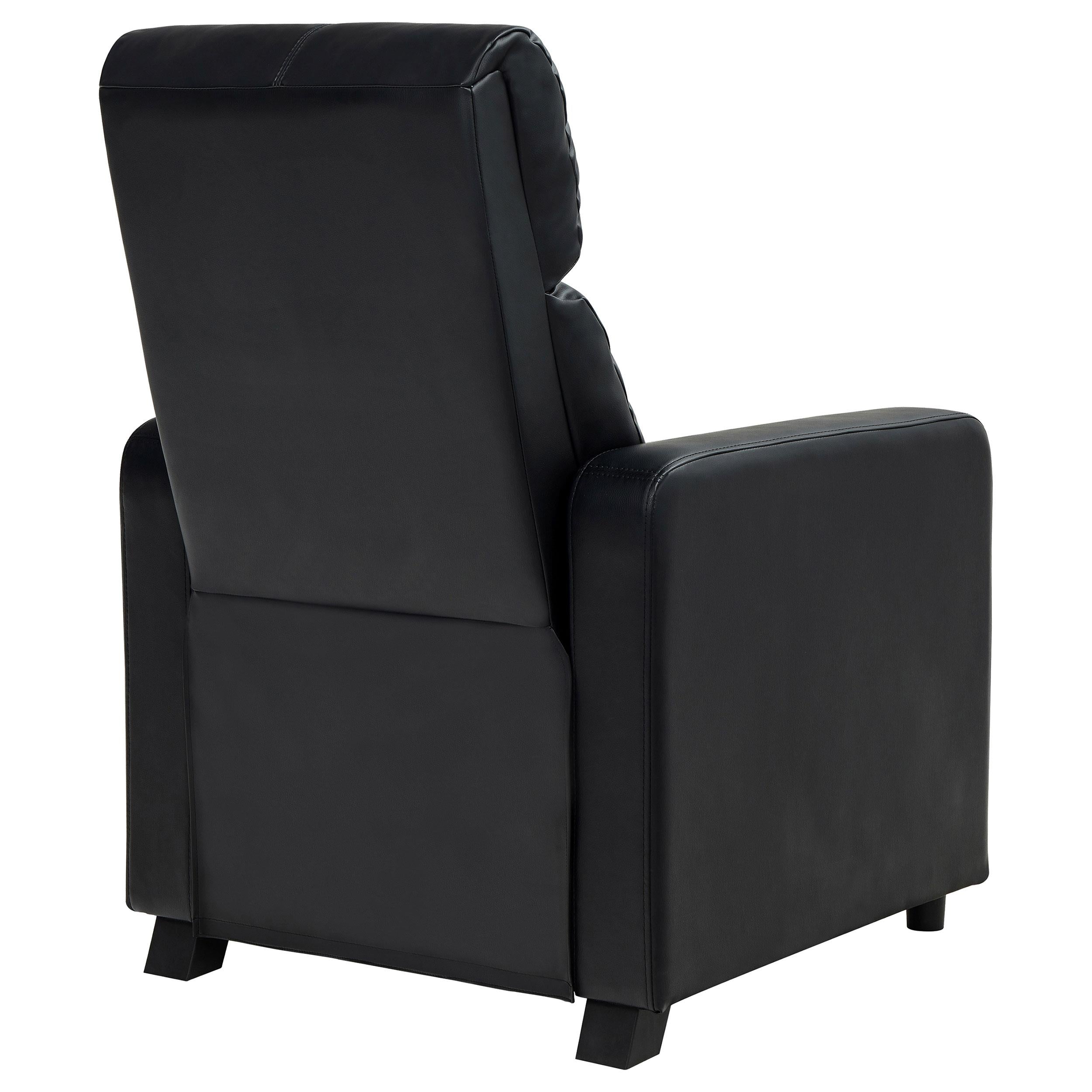 Diamond Modern Furniture COA Leather Match 1-Seat Home Theatre Seating 600181 IMAGE 8