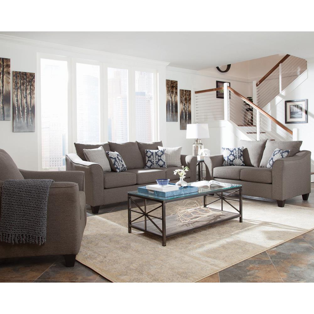 Diamond Modern Furniture COA Salizar Stationary Fabric Sofa 506021 IMAGE 6