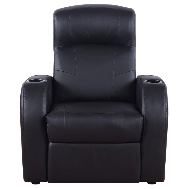 Diamond Modern Furniture COA Cyrus Leather Match 1-Seat Home Theatre Seating 600001 IMAGE 3