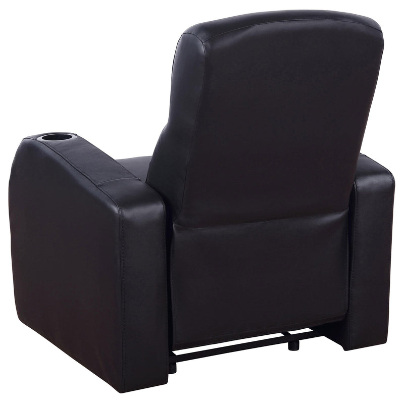 Diamond Modern Furniture COA Cyrus Leather Match 1-Seat Home Theatre Seating 600001 IMAGE 4