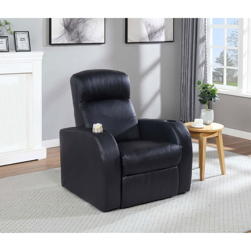 Diamond Modern Furniture COA Cyrus Leather Match 1-Seat Home Theatre Seating 600001 IMAGE 8