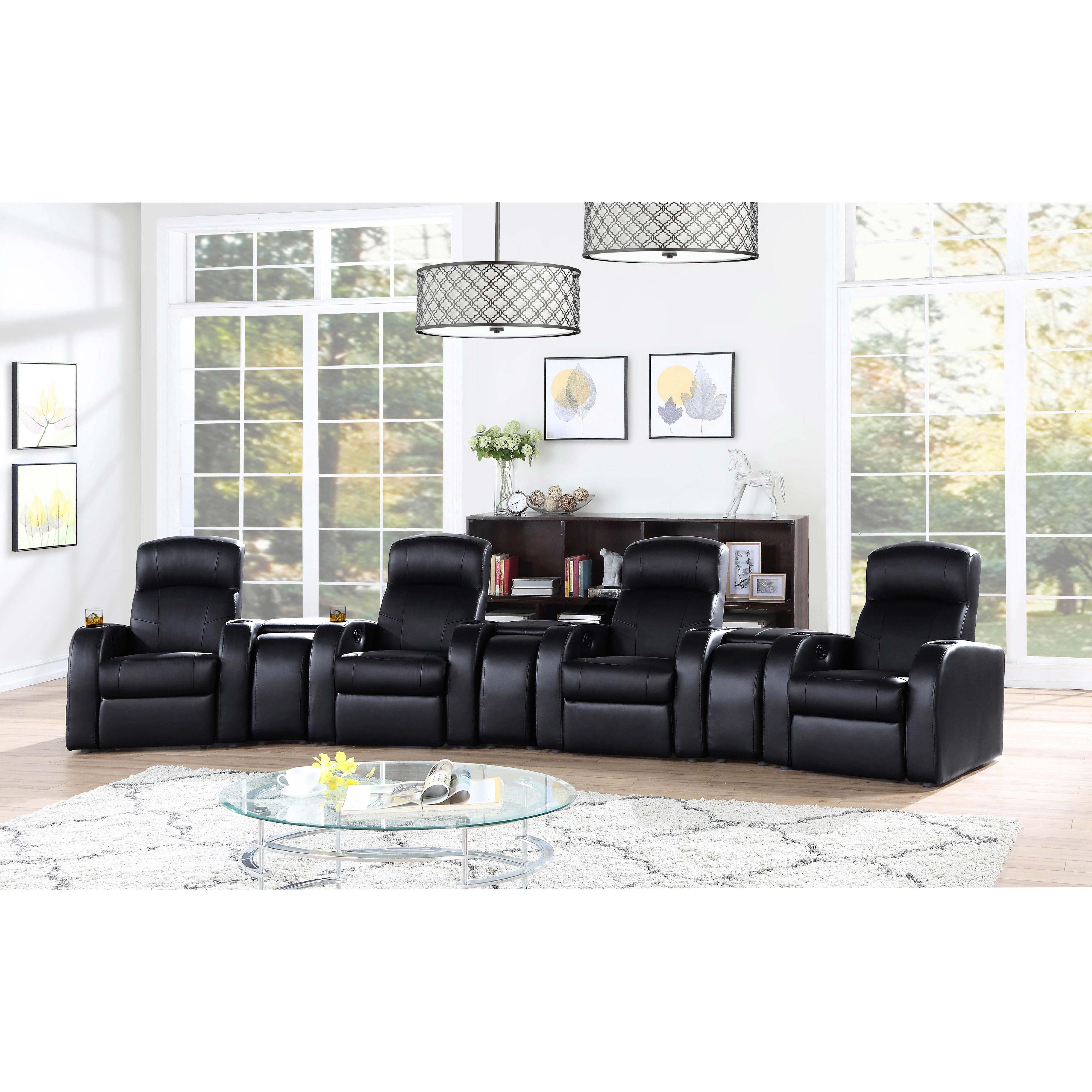 Diamond Modern Furniture COA Cyrus Leather Match Console 600002 IMAGE 5