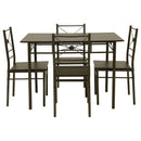 Coaster Furniture 5 pc Dinette 100033 IMAGE 1