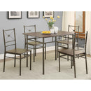 Diamond Modern Furniture COA 5 pc Dinette 100033 IMAGE 6