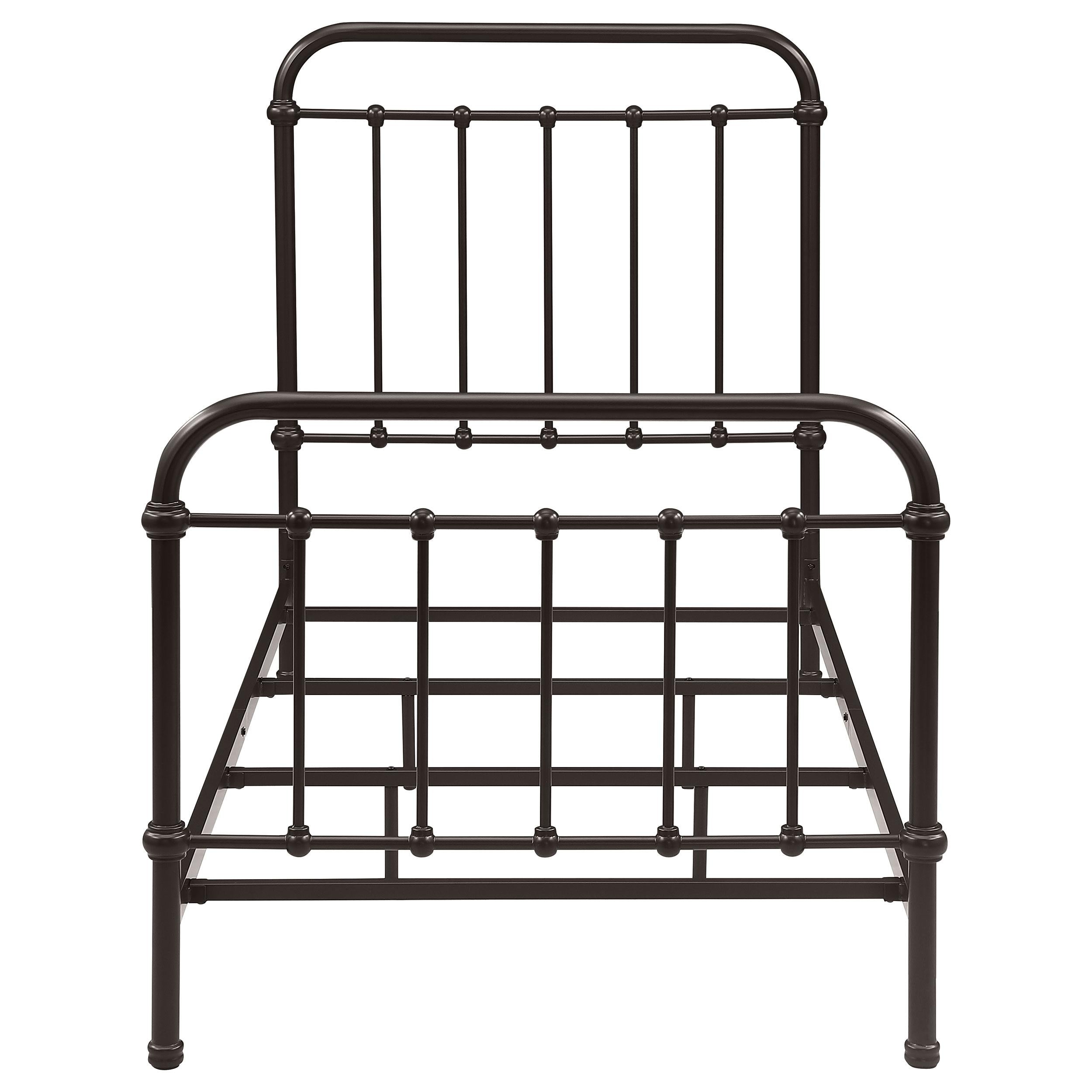 Diamond Modern Furniture COA Livingston Twin Metal Bed 300399T IMAGE 2