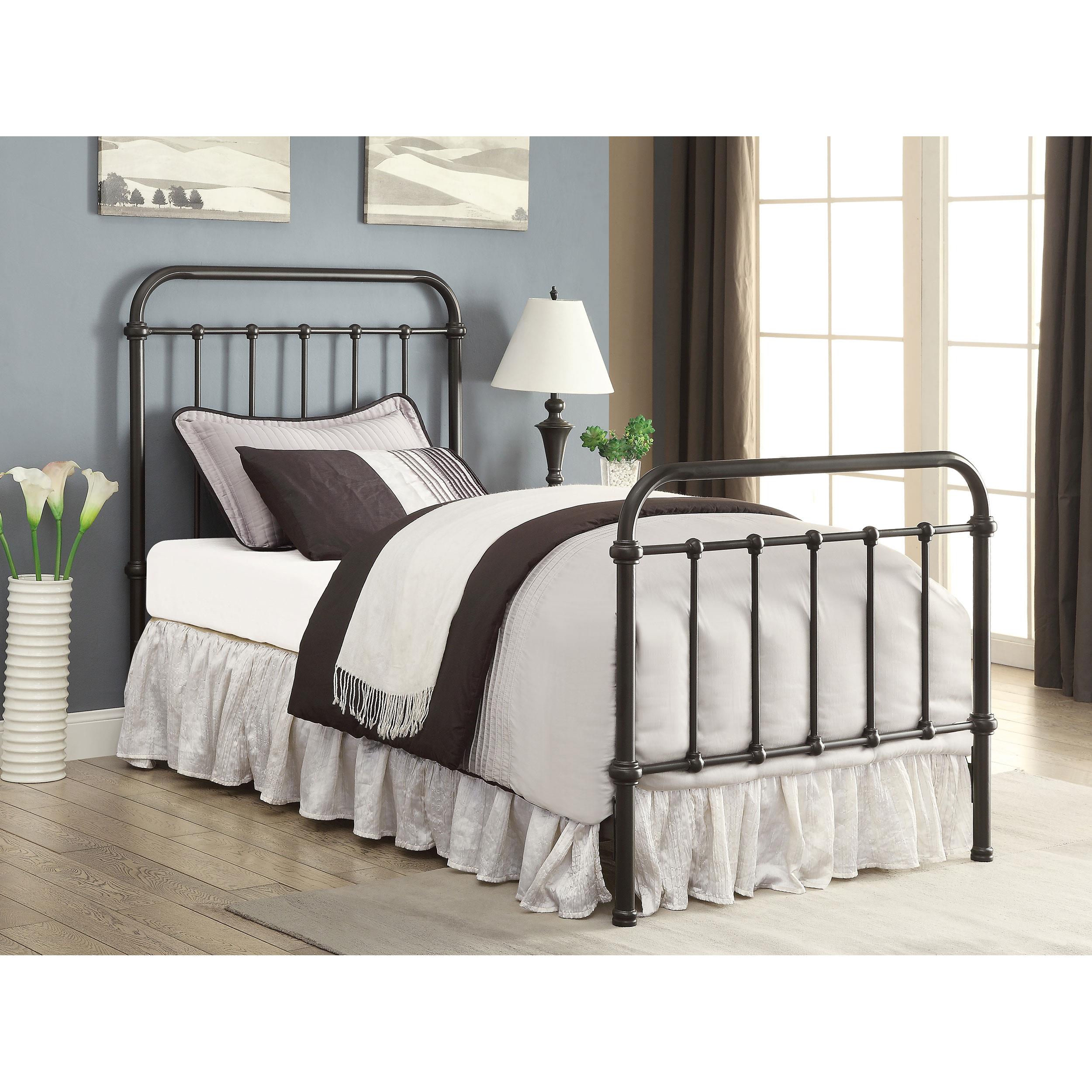 Diamond Modern Furniture COA Livingston Twin Metal Bed 300399T IMAGE 8