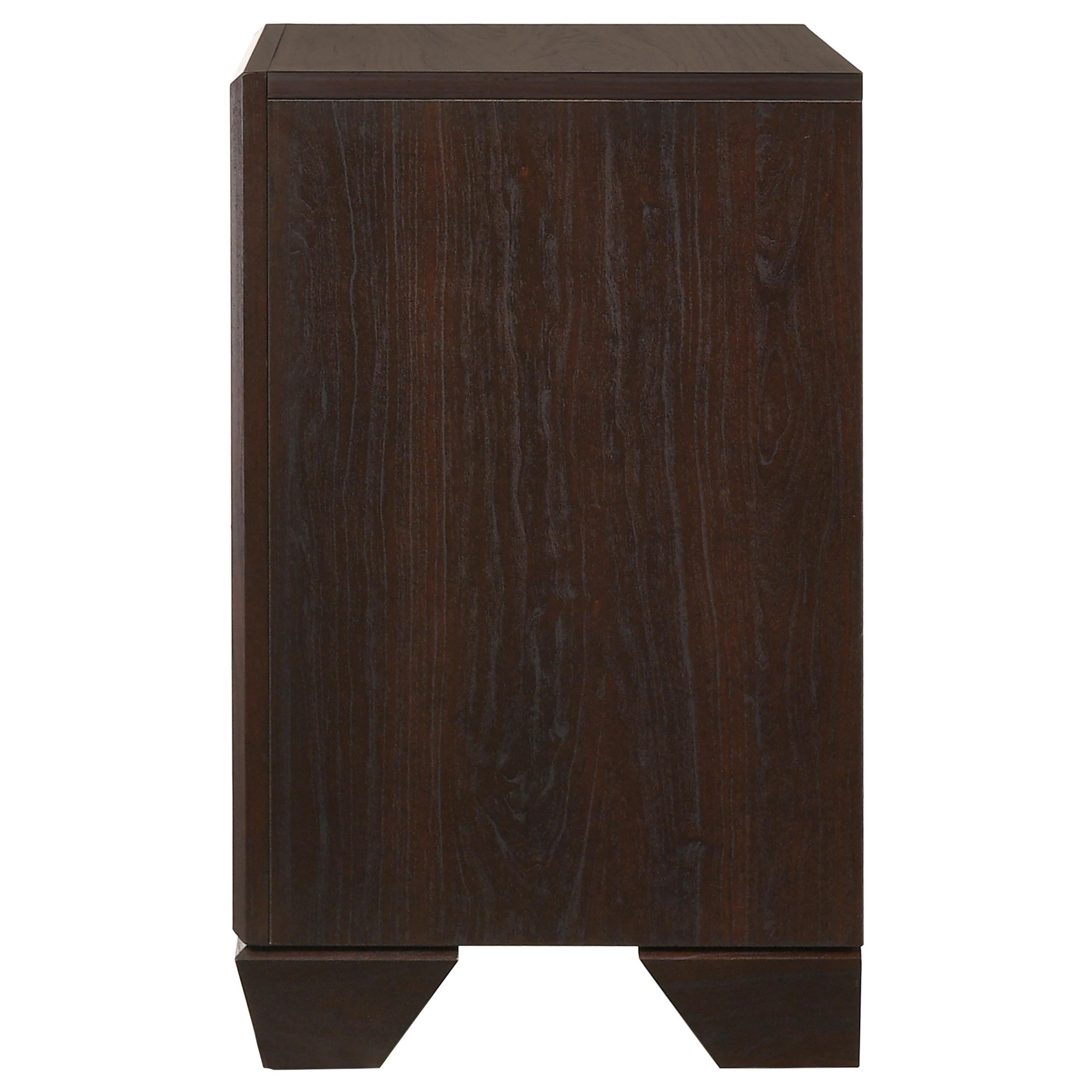 Diamond Modern Furniture COA Fenbrook 2-Drawer Nightstand 204392 IMAGE 4