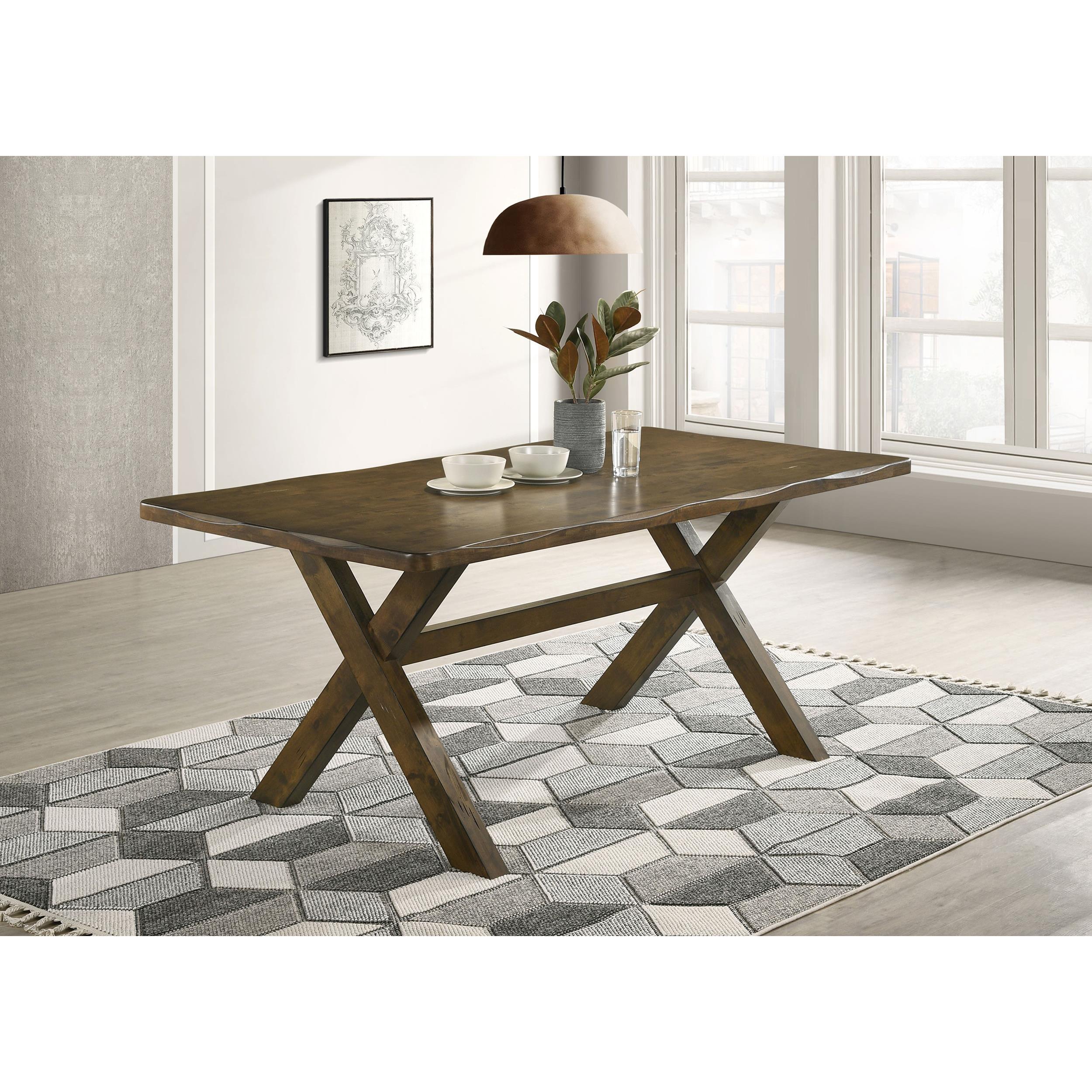 Coaster Furniture Alston Dining Table with Trestle Base 106381 IMAGE 4