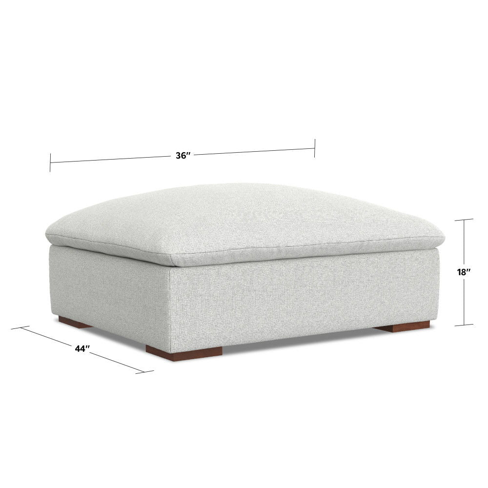 Jasmine - Ottoman - Gray