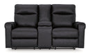 Axtellton DBL REC PWR Loveseat w/Console