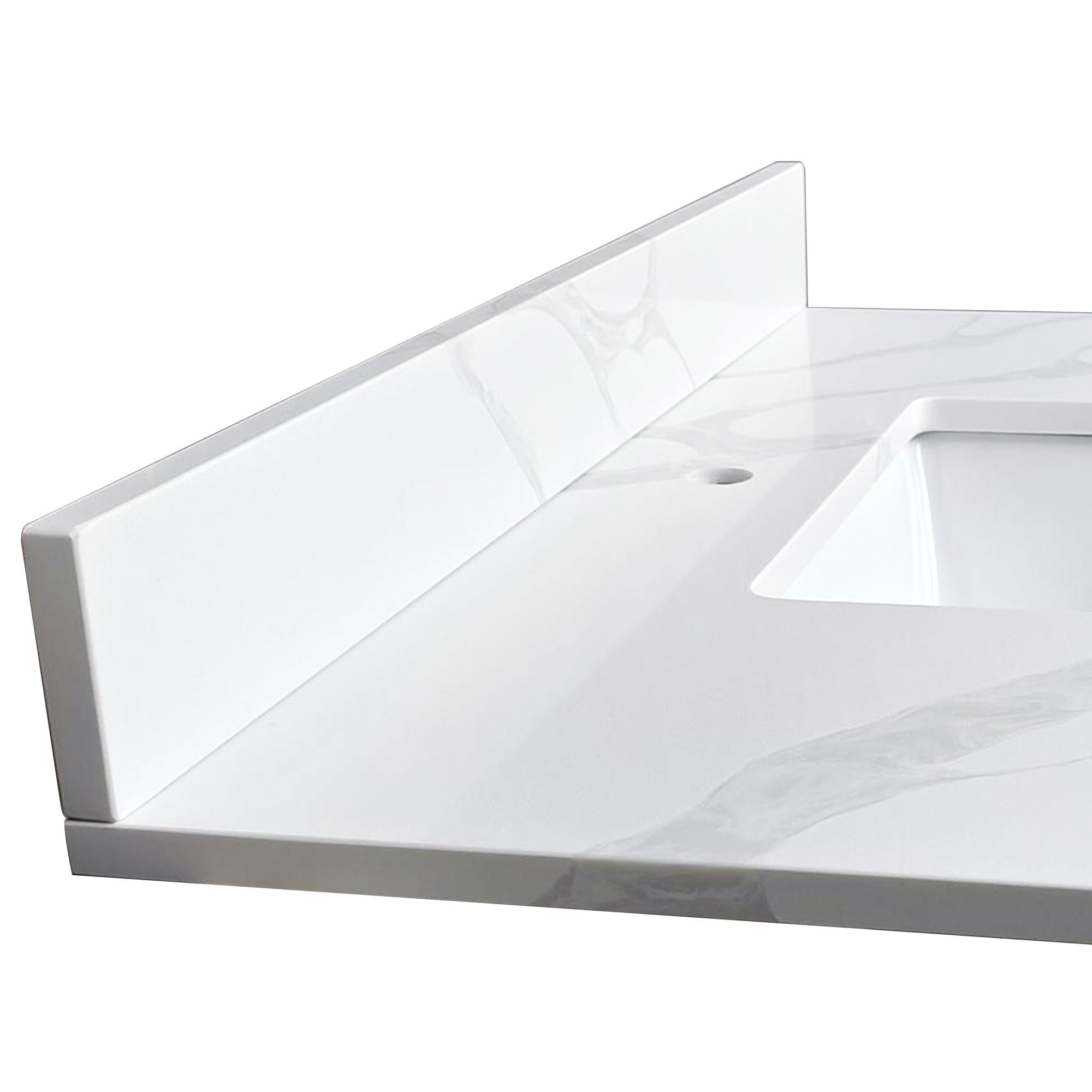 Bathroom Vanity Top With Undermount Single Bowl Sink