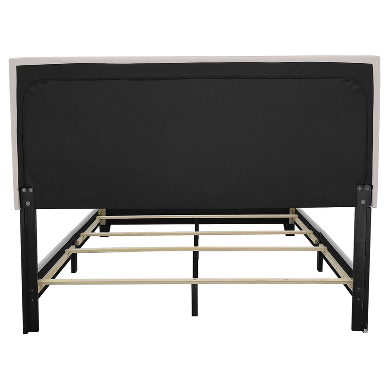 Boyd Upholstered California King Panel Bed Charcoal