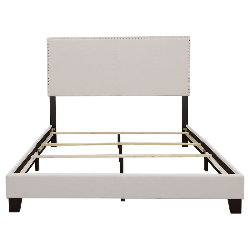 Boyd Upholstered California King Panel Bed Charcoal
