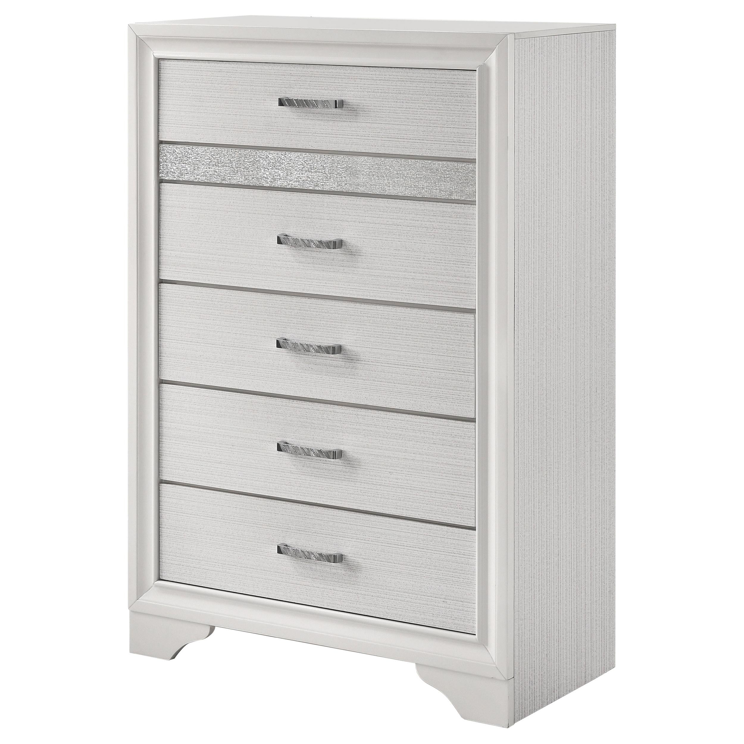 Diamond Modern Furniture COA Miranda 5-Drawer Chest 205115 IMAGE 3
