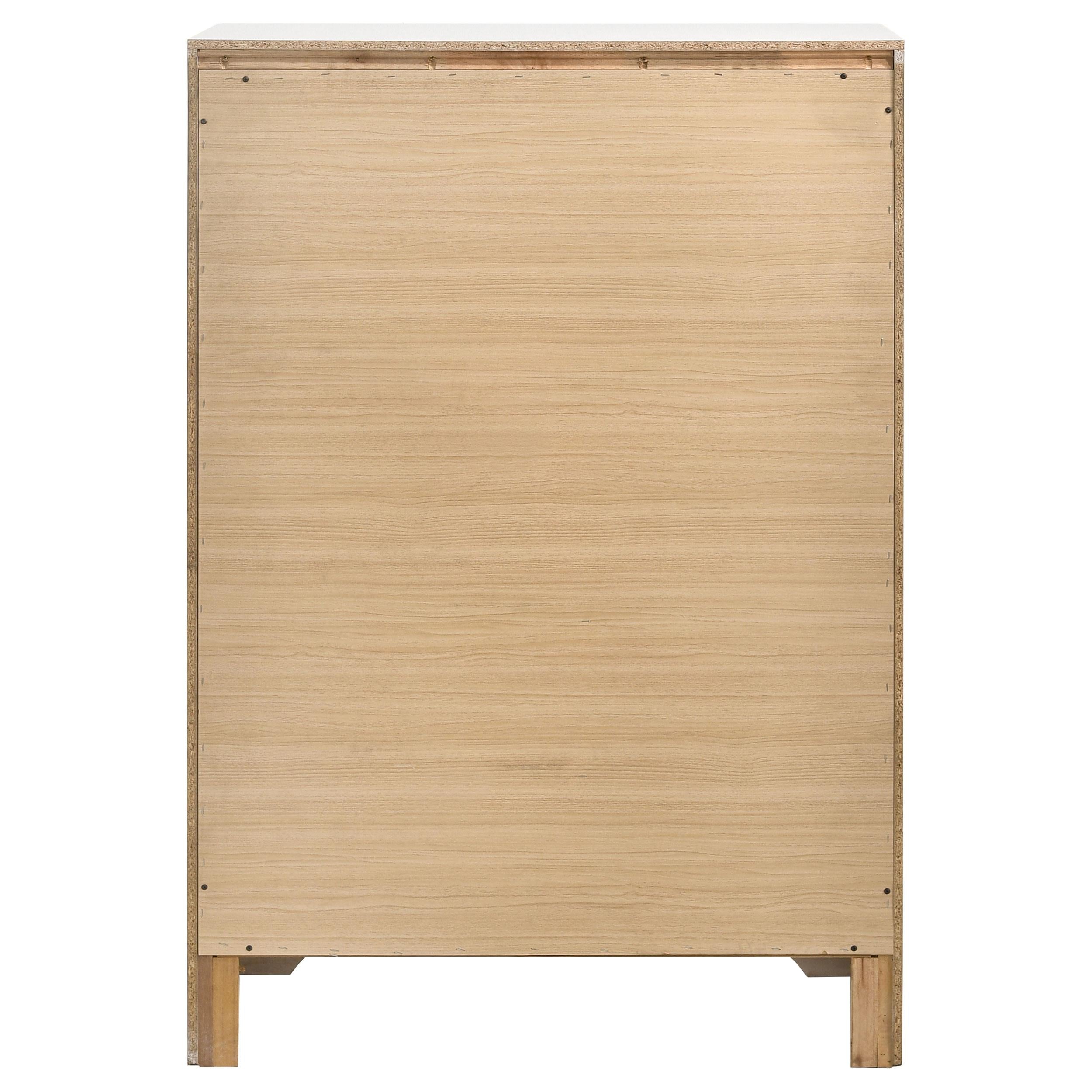Diamond Modern Furniture COA Miranda 5-Drawer Chest 205115 IMAGE 6