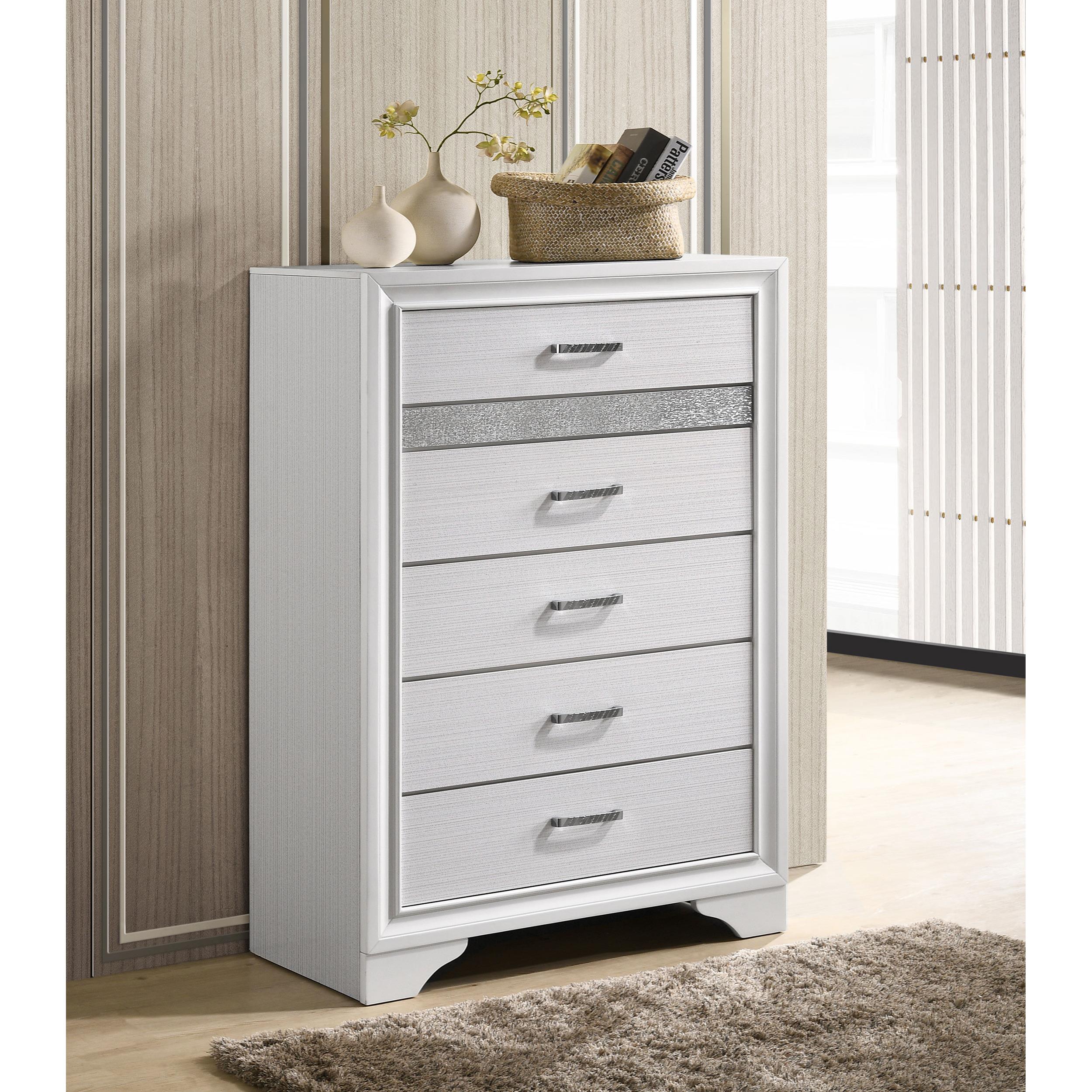 Diamond Modern Furniture COA Miranda 5-Drawer Chest 205115 IMAGE 9