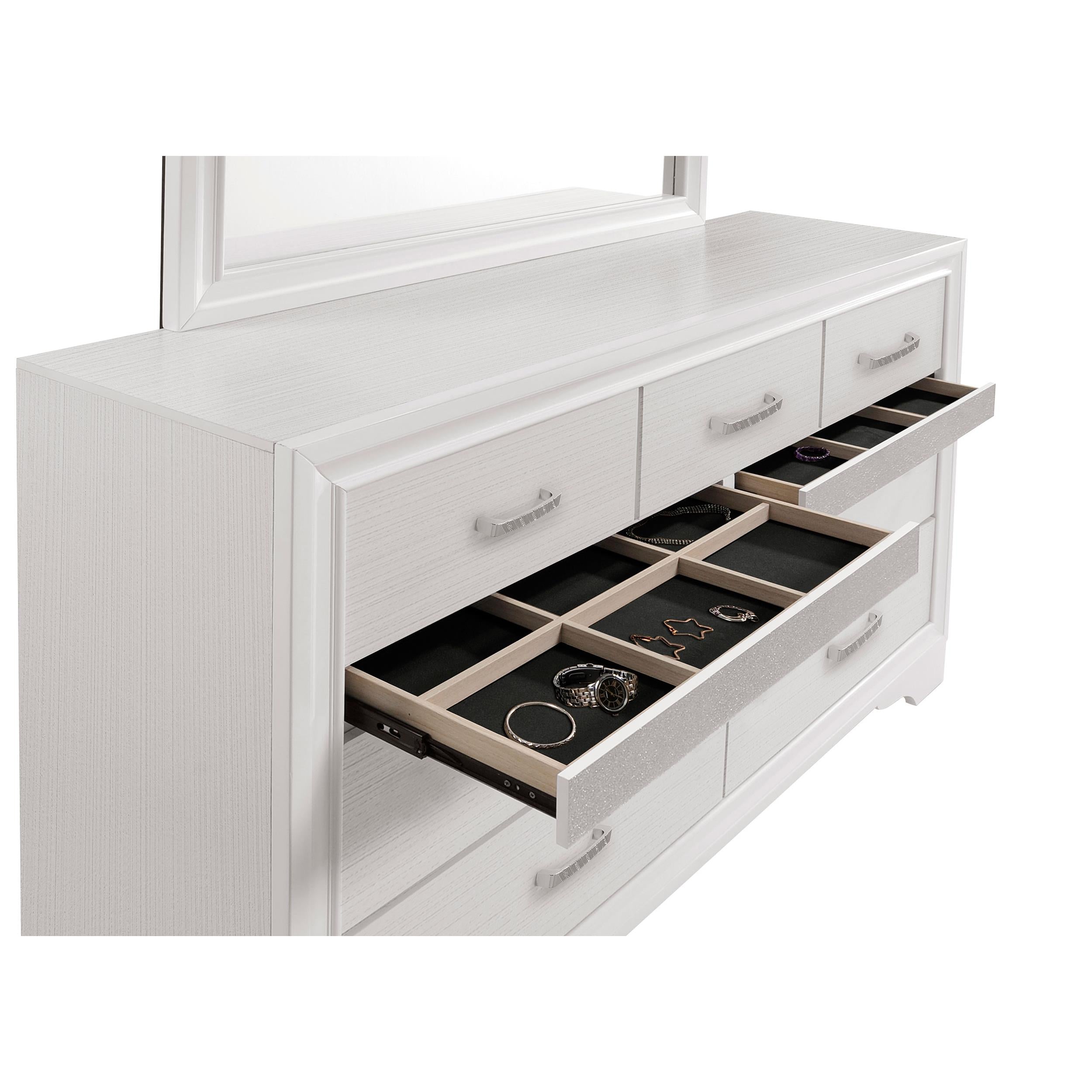 Diamond Modern Furniture COA Miranda 7-Drawer Dresser 205113 IMAGE 11