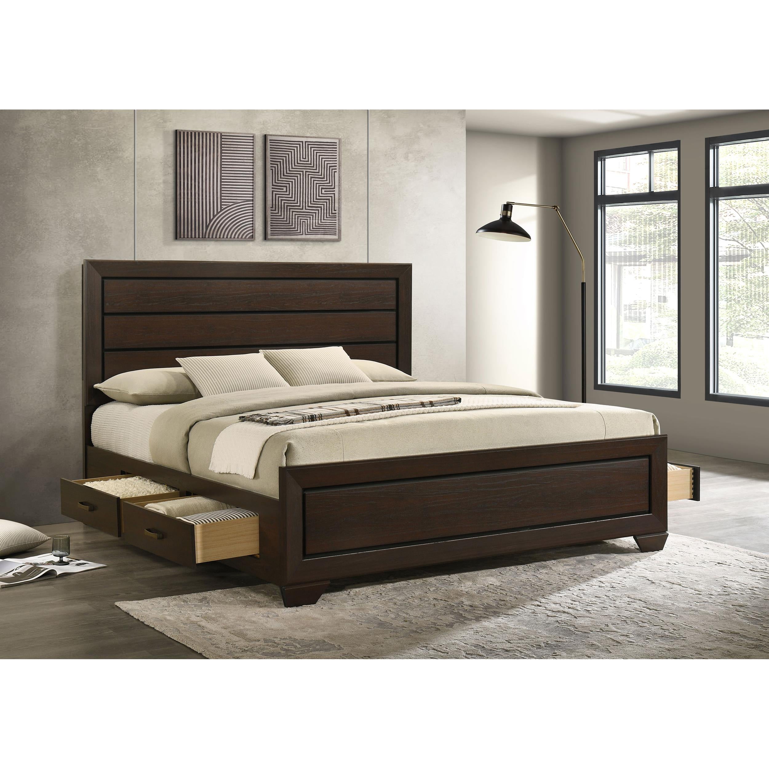 Diamond Modern Furniture COA Fenbrook King Bed with Storage 204390KE IMAGE 10