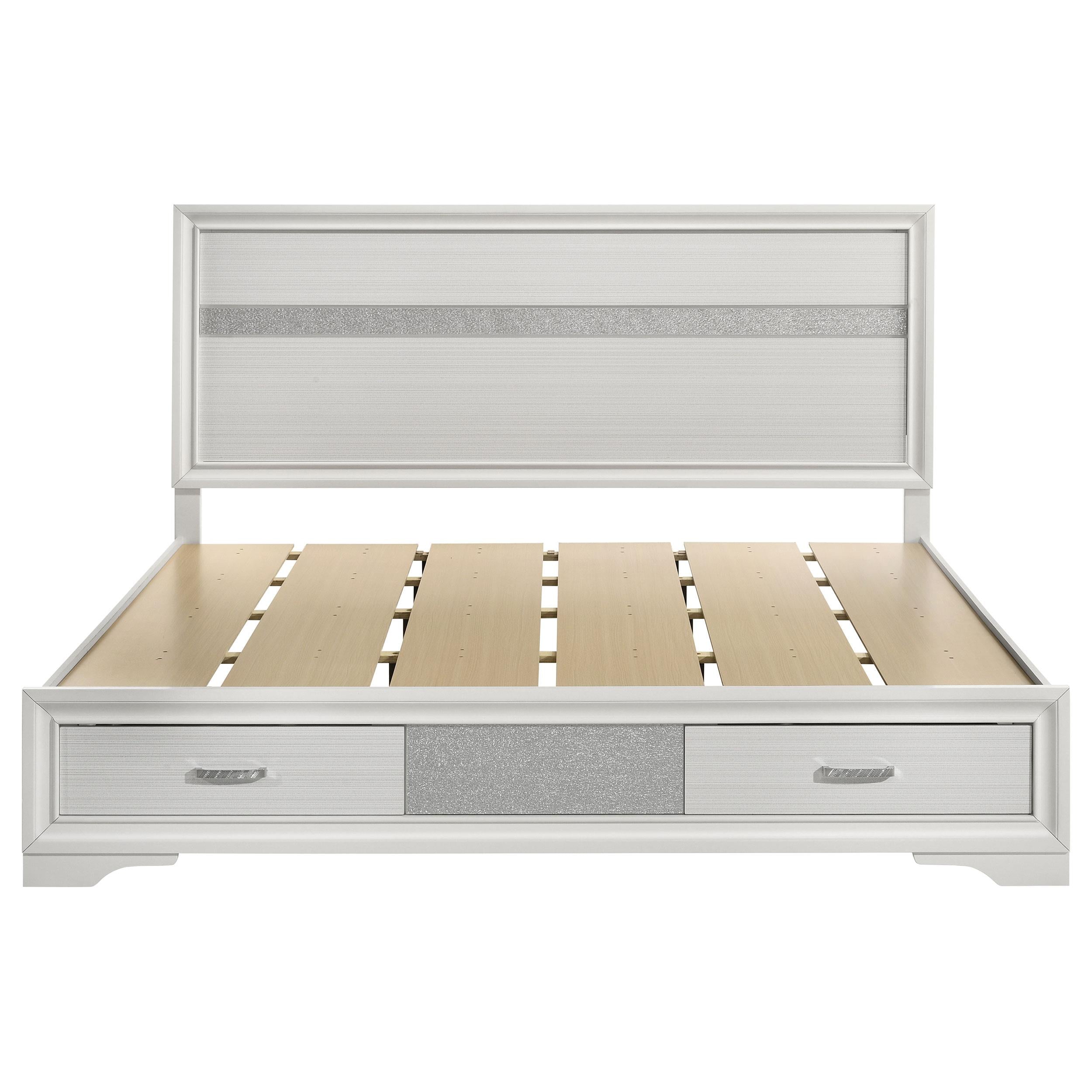 Diamond Modern Furniture COA Miranda King Bed with Storage 205111KE IMAGE 3