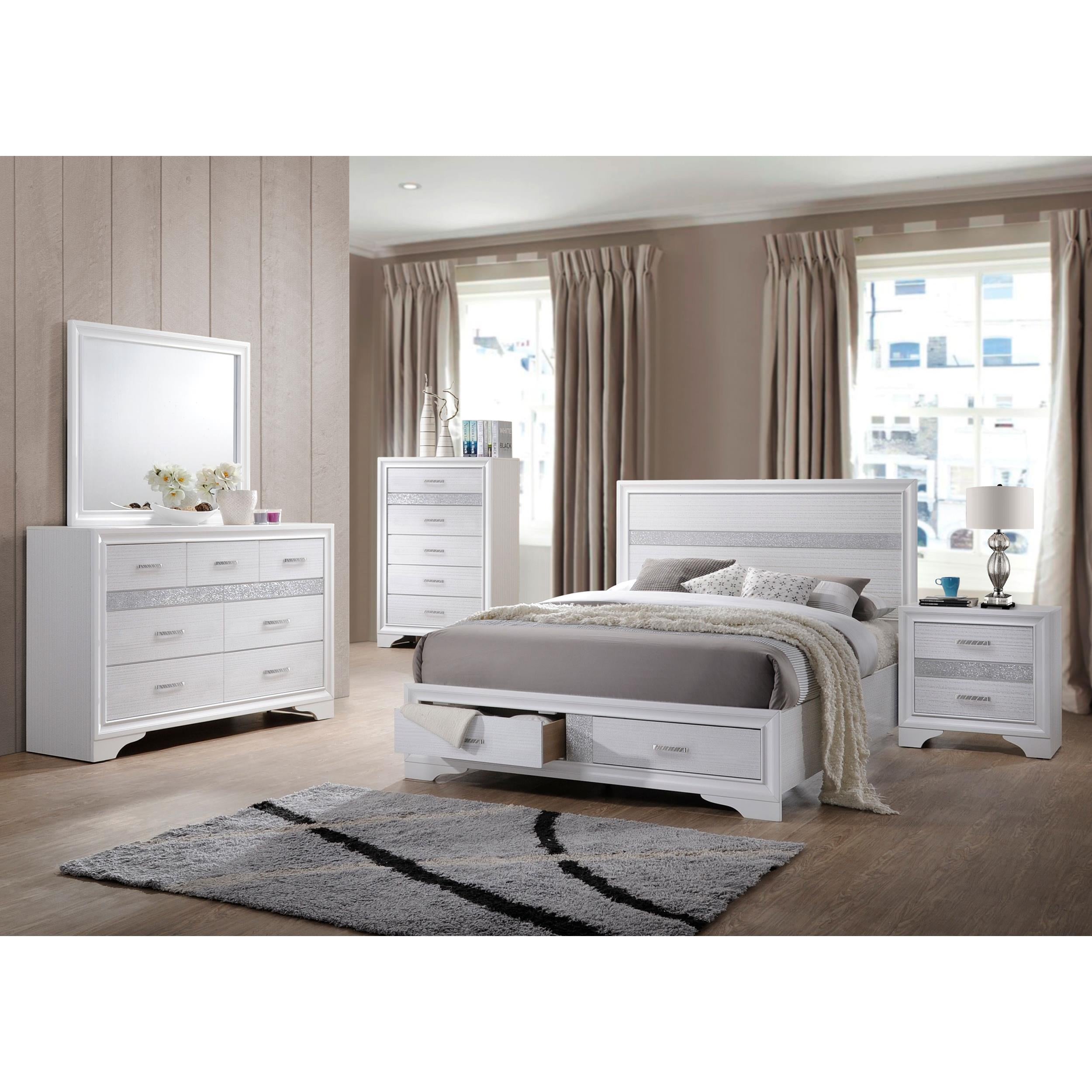 Diamond Modern Furniture COA Miranda King Bed with Storage 205111KE IMAGE 7