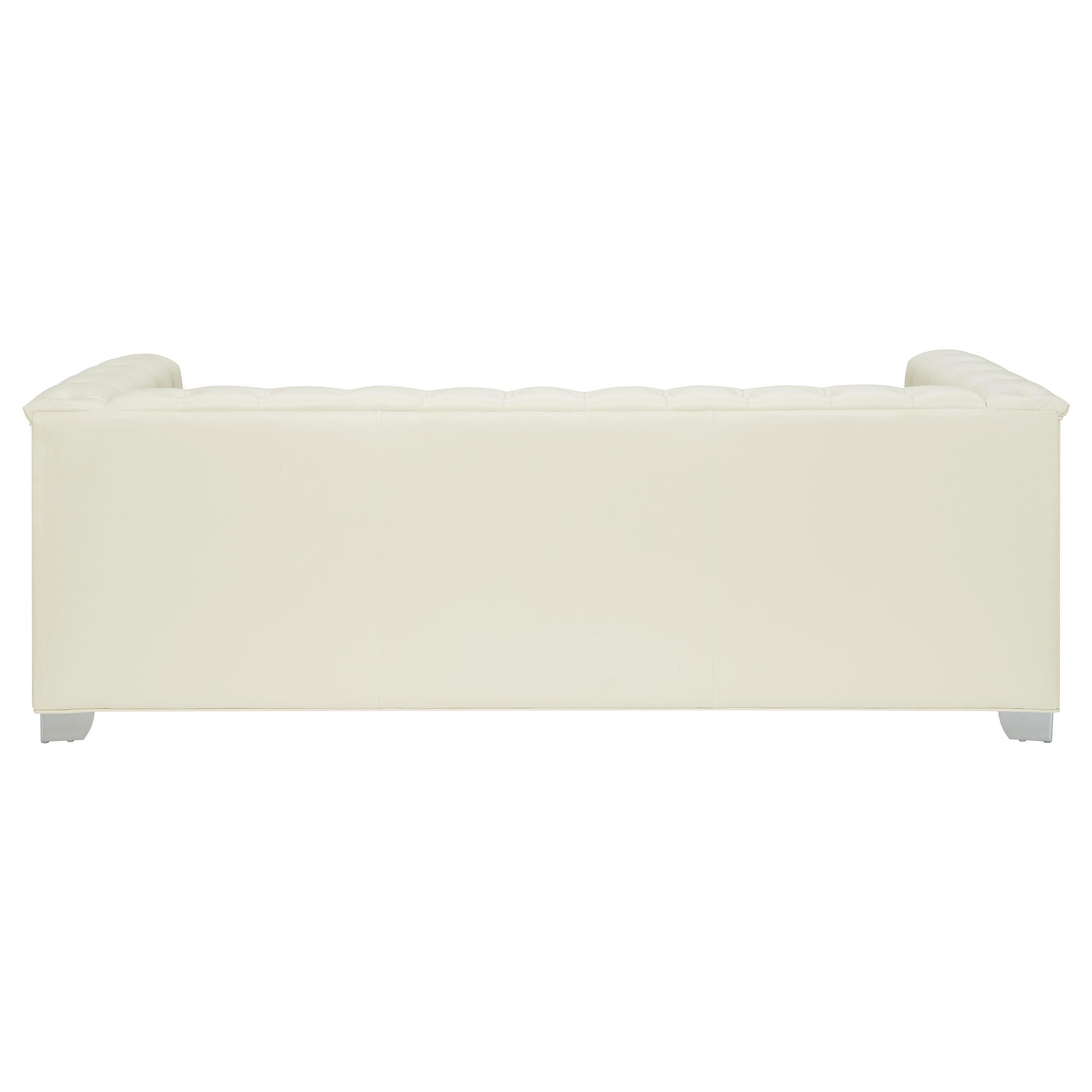 Coaster Furniture Chaviano Stationary Leatherette Sofa 505391 IMAGE 5