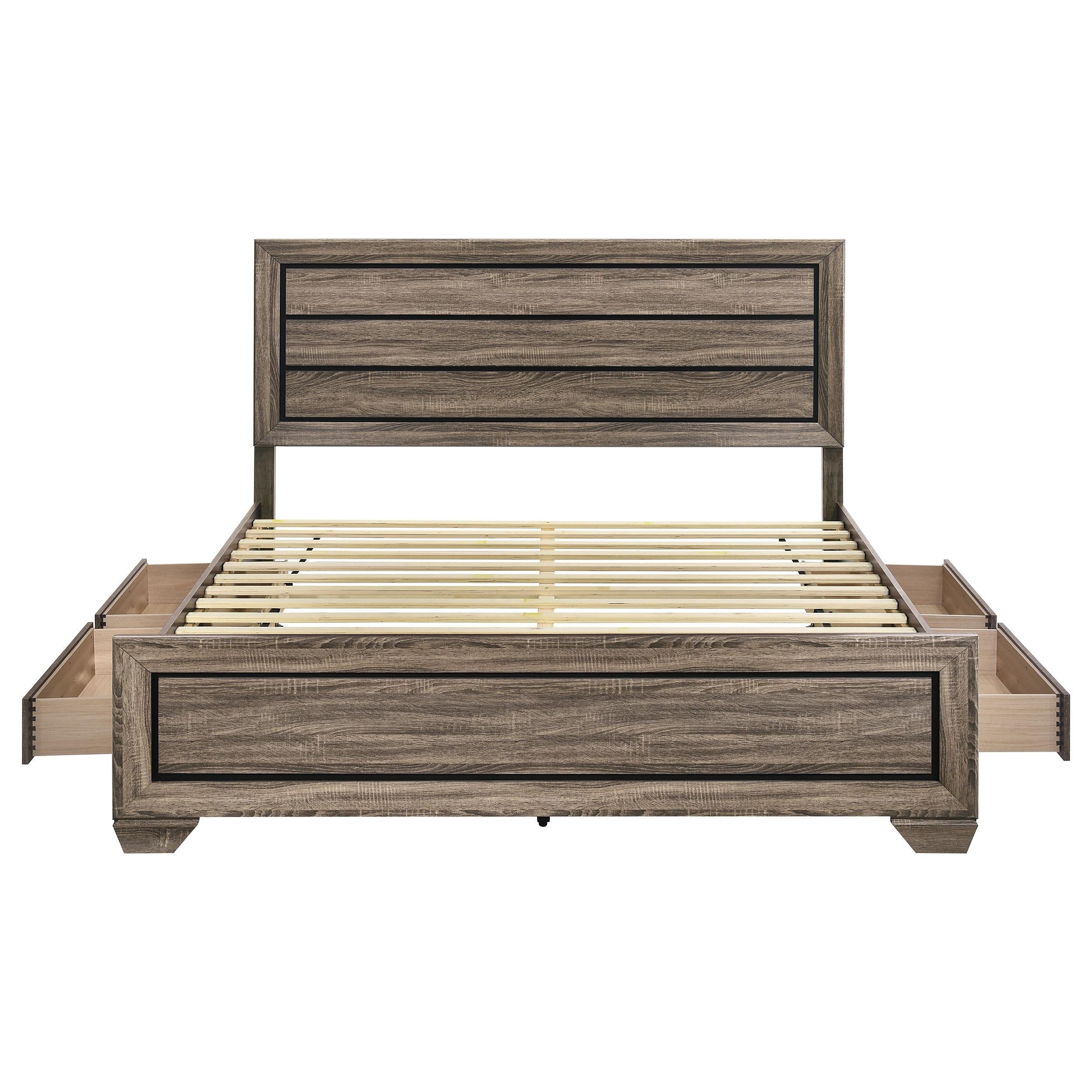 Diamond Modern Furniture COA Kauffman King Panel Bed with Storage 204190KE IMAGE 6