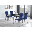 Diamond Modern Furniture COA Barzini Dining Table with Glass Top 105071 IMAGE 8