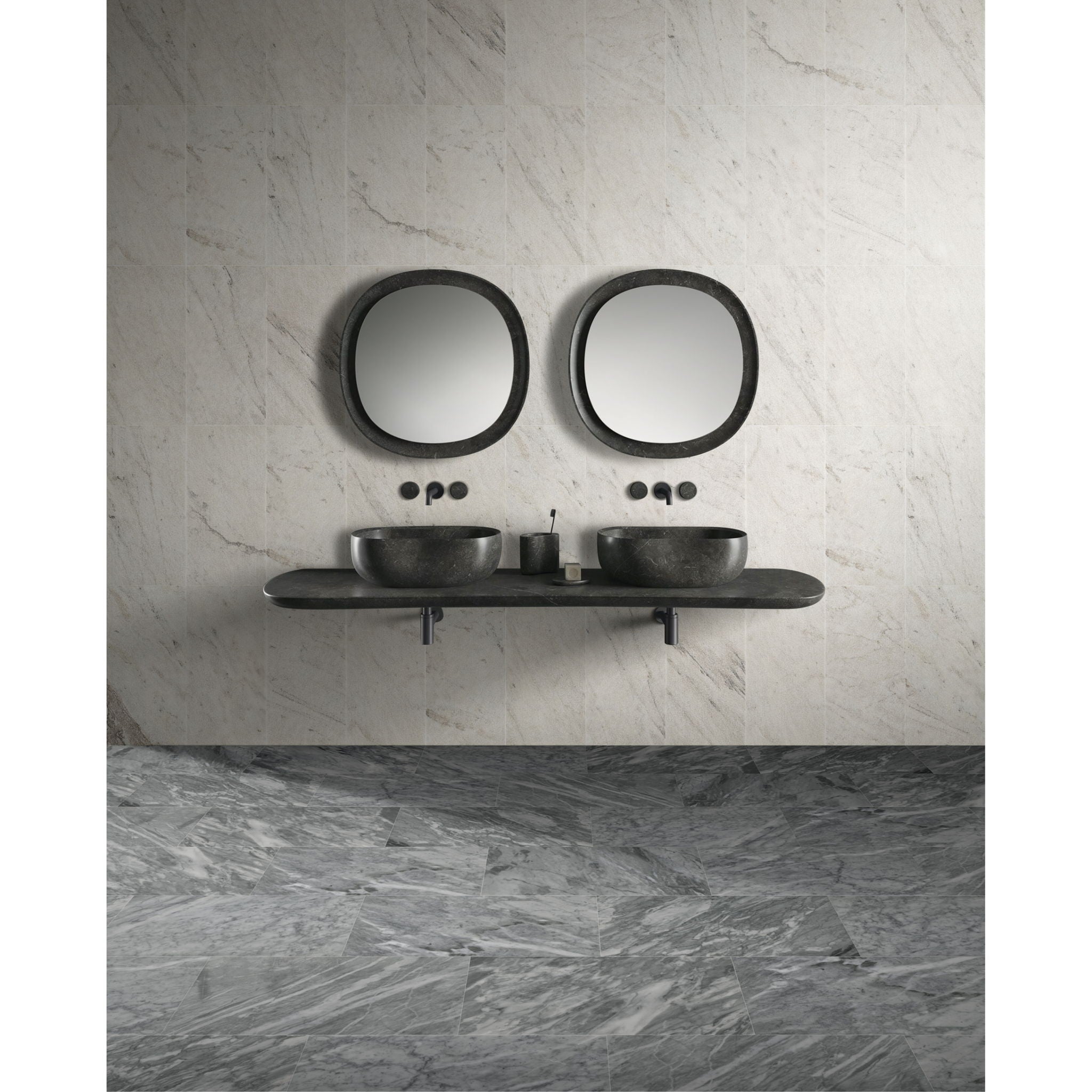Textured Finished, 3D Tiles For Wall Decoration (Set of 4)
