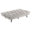 Laredo Upholstered Tufted Convertible Sofa Bed Grey