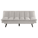 Laredo Upholstered Tufted Convertible Sofa Bed Grey