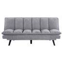 Laredo Upholstered Tufted Convertible Sofa Bed Grey