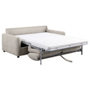Rylie Upholstered Sofa Sleeper with  Mattress Beige