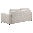 Rylie Upholstered Sofa Sleeper with  Mattress Beige