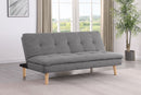 Scout Upholstered Tufted Convertible Sofa Bed Grey