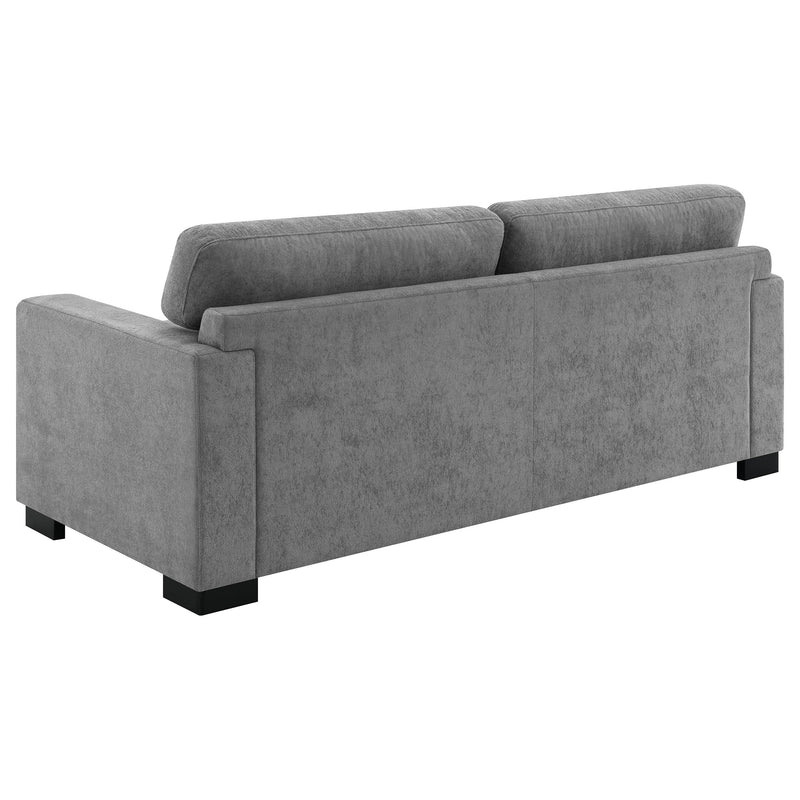 Simpson Upholstered Sofa Sleeper with  Mattress Grey