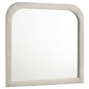 Sonya Upholstered Bedroom Dresser Mirror Ivory