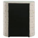 Sonya 5-drawer Upholstered Bedroom Chest of Drawers Ivory