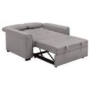 Edith Upholstered Convertible Sleeper Sofa Bed Beige