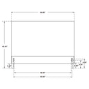 Zyla Woven Rattan California King Panel Headboard Kubu Grey