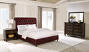 Devon  California King Bedroom Set Beige and Oak