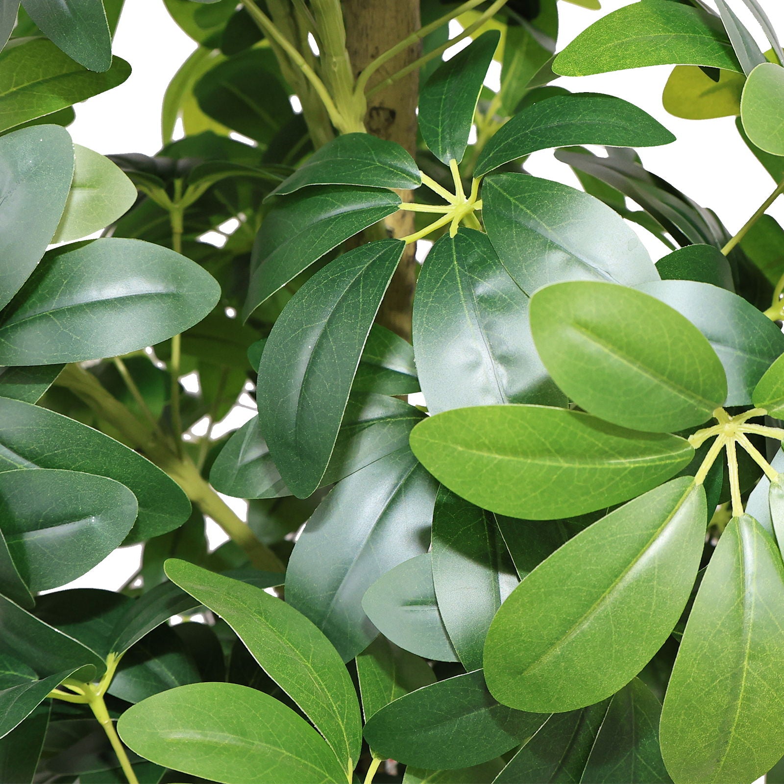 Realistic Faux Tree With Lifelike Foliage For Indoor And Outdoor Use - Green