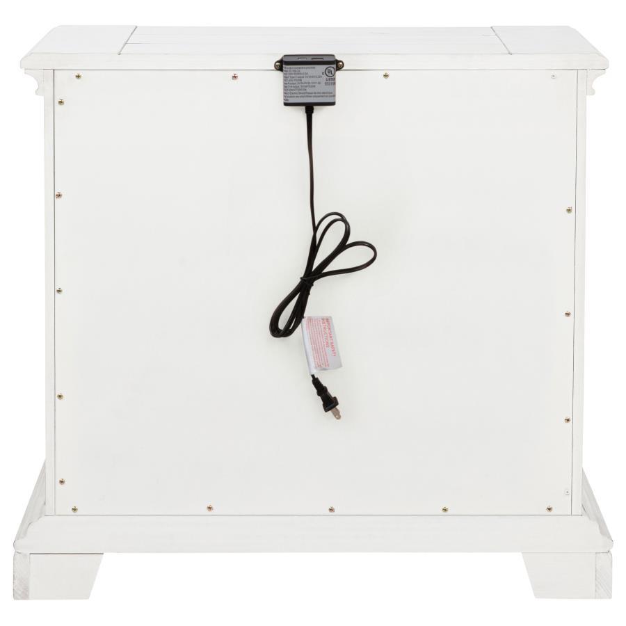 Mckinney - 2-Drawer Nightstand With Dual USB - Vintage White