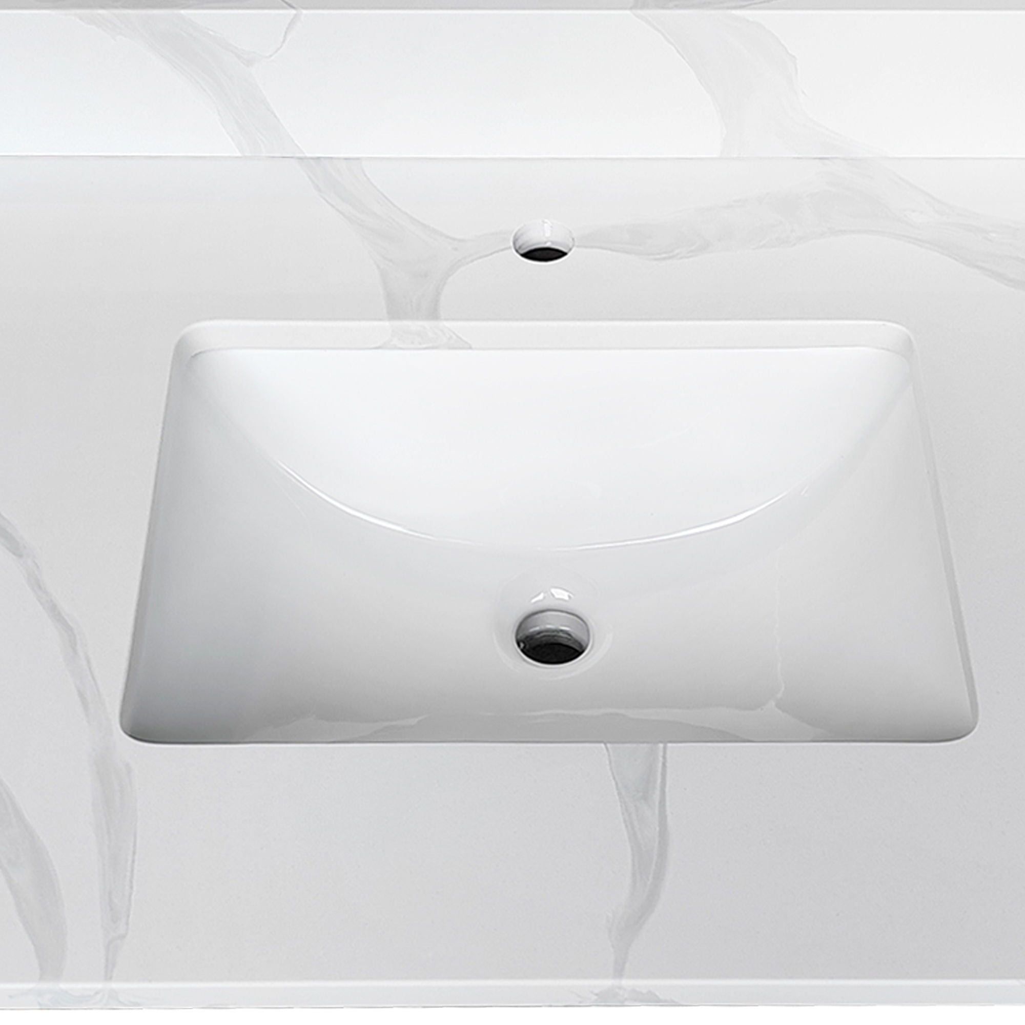Bathroom Vanity Top With Undermount Single Bowl Sink
