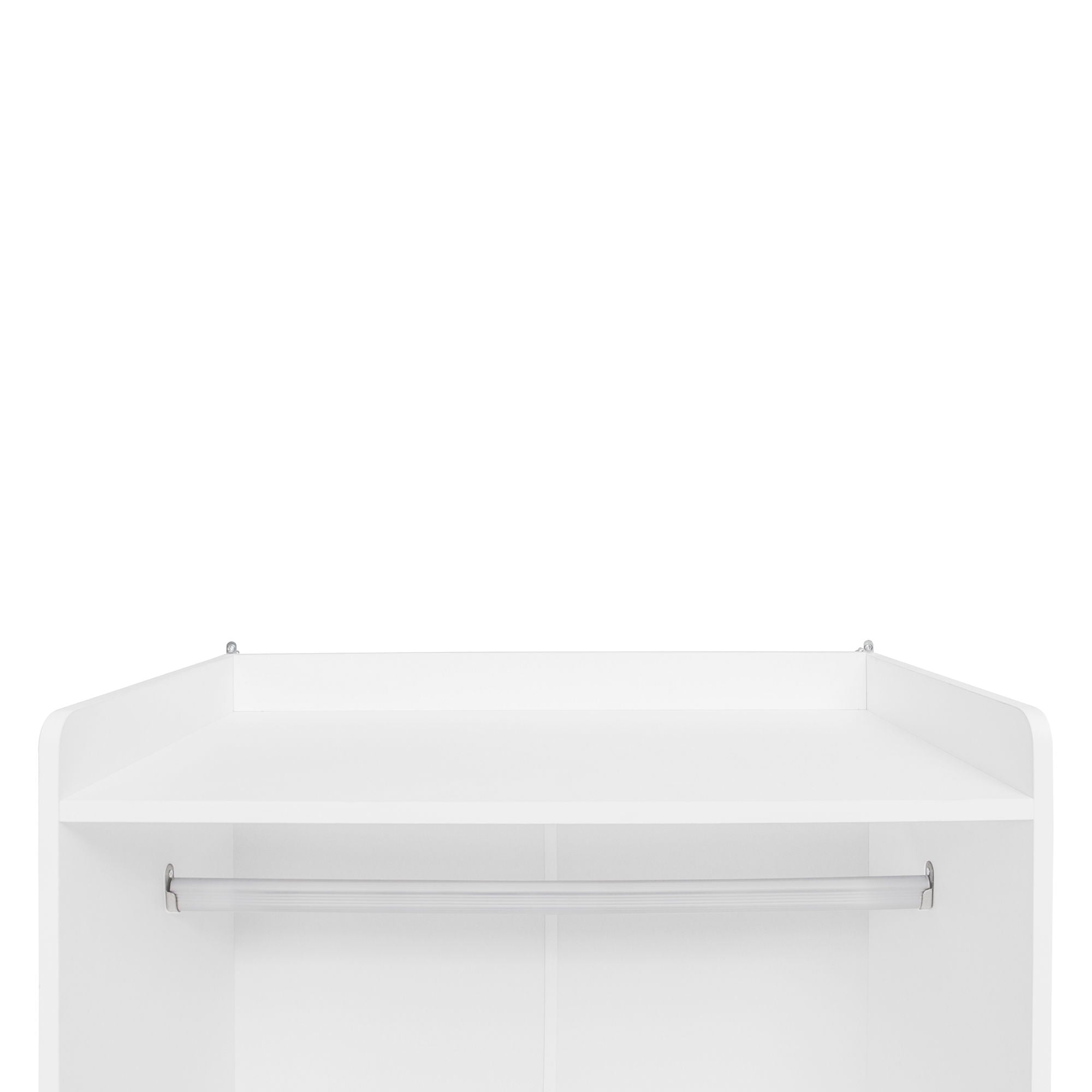 Wardrobe With 3 Drawers High Wardrobe Armoire With Rattan For Living Room Organizer - White