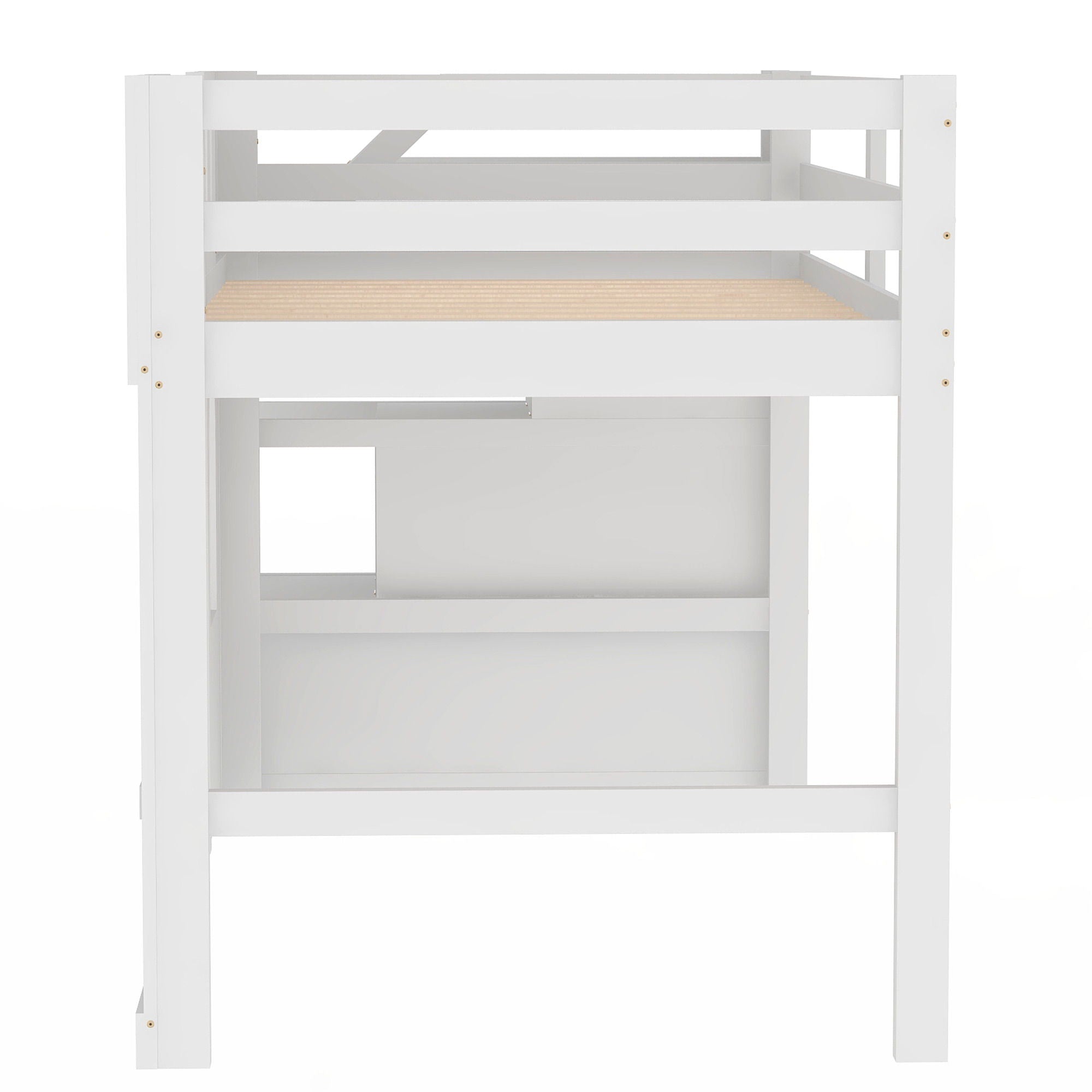 Loft Bed With Storage Staircase And Windows